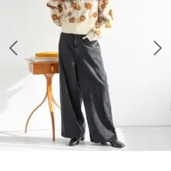 LOWRYSFARMコーデュロイ ワイドパンツ