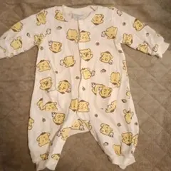 【ポムポムプリン】サンリオ キャラクター ロンパース80