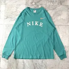 NIKE ロンT Tシャツ 長袖 カレッジロゴ ティファニーブルーのサムネイル