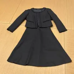 7号ネイビー系ワンピース➕ジャケット　セレモニースーツ　卒園卒業式