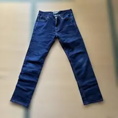 ストレートデニム ダークブルー グローバルワーク　メンズ