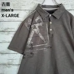古着 MARC ECKO マークエコー ポロシャツ ビッグサイズ グレー XL