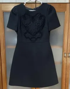 JILL STUART Aラインワンピース ミニ丈 レース 半袖　サイズ0