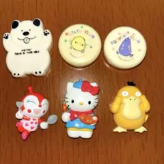 キャラクター型マグネット 6個セット