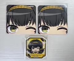 ブルーロック 天狗茶亭 蜂楽 スマイルベースカフェ コースター ステッカー