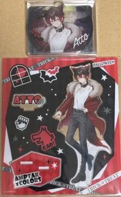 AMPTAKxCOLORS アンプタックカラーズ　アクスタ&ブロック　あっと