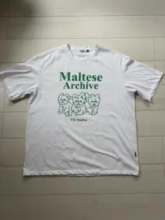 WAI KEI Maltese ArchiveTシャツ ホワイト