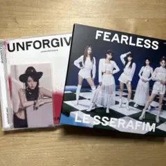 LE SSERAFIM UNFORGIVEN FEARLESS 日本版 シール付