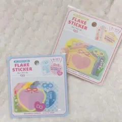 ★１２月SALE★セリア クリアフレークシール　　推し活お守り・絵馬　番号166