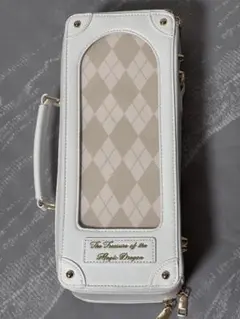 1/6 ドールバッグ アーガイル ホワイト tinyfox YOSD