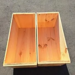 ⑪　DIY用　りんご木箱　2箱！