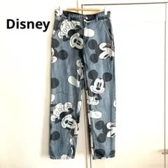 H&M ディズニー　コラボ　デニム　パンツ　ミッキー