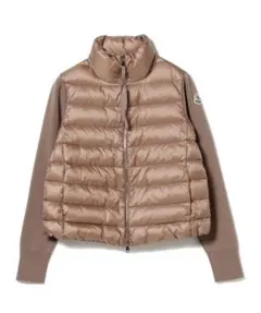 モンクレール　ショートダウン　ベスト　ニットカーディガン　ピンク　ベージュ