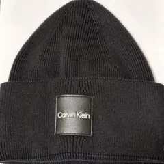 新品 Calvin Klein ニット帽 ブラック