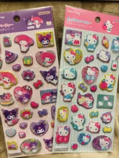 ポップデコパーティー　サンリオ　シール　キティ　クロミ　マイメロ