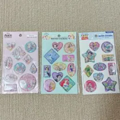 新品未開封セリア♡ディズニー　ウォーターシール　3枚セット