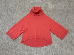 theory セオリー カシミヤ タートルネック ニット S ピンク