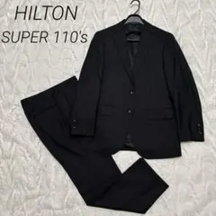 HILTON ヒルトン　スーツ　セットアップ　スーパー110's ピンヘッド柄