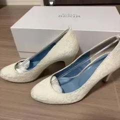 BENIR ベニル ウェディングシューズ レース 結婚式 36 23.5