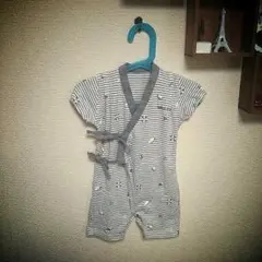 COMME CA DU MODE★甚平風マリンロンパース