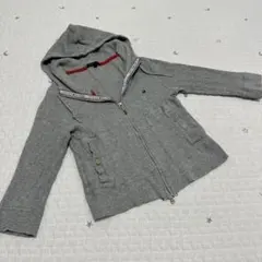 TOMMY HILFIGER グレー パーカー Sサイズ　110-120