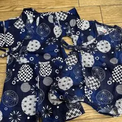 男の子兄弟　甚平　セット