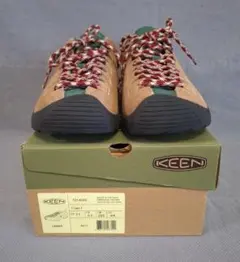 お値下げしました!/新品未使用/KEEN/アウトドアシューズ /スエード代え紐付