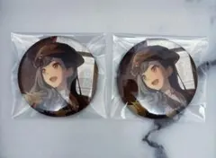 プロセカ/白石杏/グリッター缶バッジ 2つセット