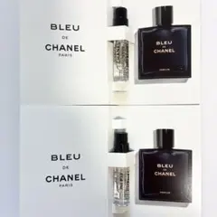 シャネル ブルードゥシャネル パルファム 香水 サンプル 1.5mL 2本セット