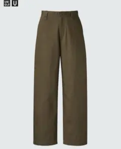 最終値下げ‼︎UNIQLO U ワイドフィットチノ ダークブラウン W85cm