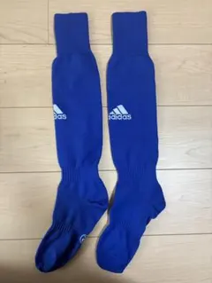 adidas サッカーソックス 青