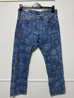 【リーバイス×スヌーピー】ストレートデニム　501　W33 L32