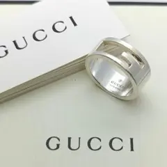 GUCCI✨️　リング　10号 指輪　シルバー　925 ブランデッドG