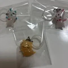 おじゃる丸　めじるしアクセサリー　広ちゃん　オコリン坊　にこりん坊
