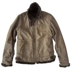 Johnbull ジョンブル Bー3 ジャケット ボア ブルゾン M ブラウン