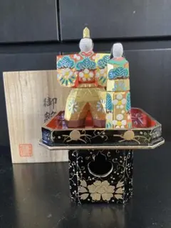 kuu 奈良一刀彫　立雛　奥田龍王作 奈良一刀彫立雛奥田龍王作