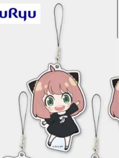 【限定品！】スパイファミリー　SPY×FAMILY アーニャ　クリアマスコット