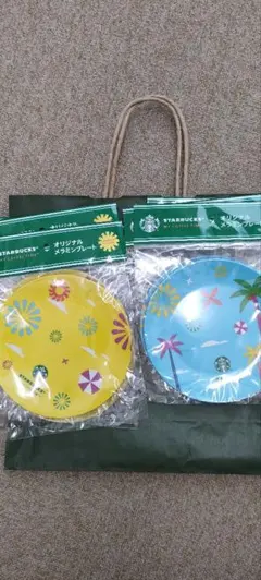 スターバックス オリジナルメラミンプレート 　８枚セット