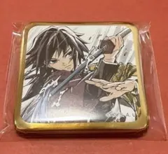 鬼滅の刃　 DINING 鬼滅シアター　お楽しみくじ　冨岡義勇　スクエア缶バッジ