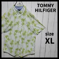 良品】 トミーヒルフィガー ゴルフウェア ポロシャツ アロハ XLサイズ 