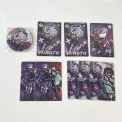 にじさんじ 不破湊 三枝明那Stun Mode チェキ風カード 缶バッジ　レア