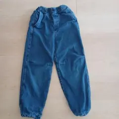 ユニクロウォームイージーパンツ　140 デニム