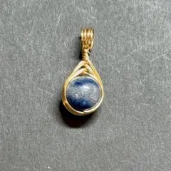 WP336G 天然石 ワイヤー ペンダントトップ スコルザライトインクォーツ