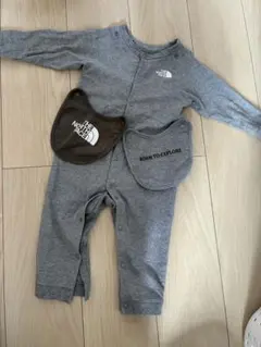 THE NORTH FACEロンパース グレー