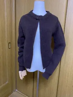 ズッカニットジッパーカーディガン