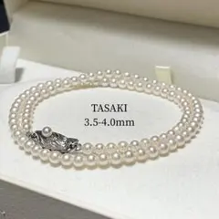 希少✨TASAKI 約4-4.5mmベビーパール ロングネックレス マルチカラー