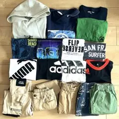 男の子 130 140 まとめ売り 17点 ZARA H&Mアディダス マイクラ