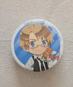 ヘタリア アニメイトカフェ 缶バッジ　アメリカ