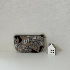 リボン柄のミニミニポーチ