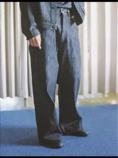 [美品] LIDNM XX SLUB BAGGY DENIM サイズM